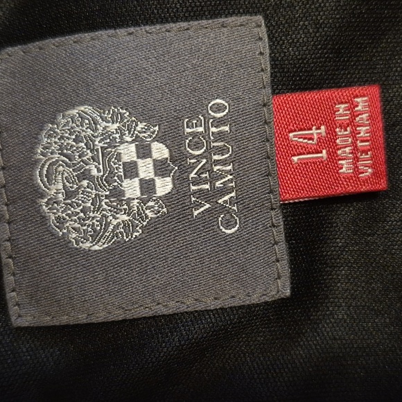 Vince Camuto Sleeveless Floral Zip Back Up Dress With Pockets Colorful Size 14 - Picture 8 of 9